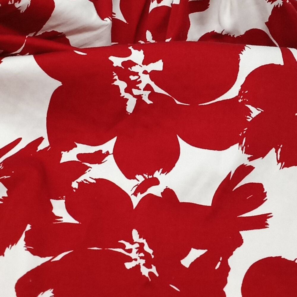 love,,,ady  Women & Junior Red & White Floral Strapless Dress Size Small - Picture 13 of 13
